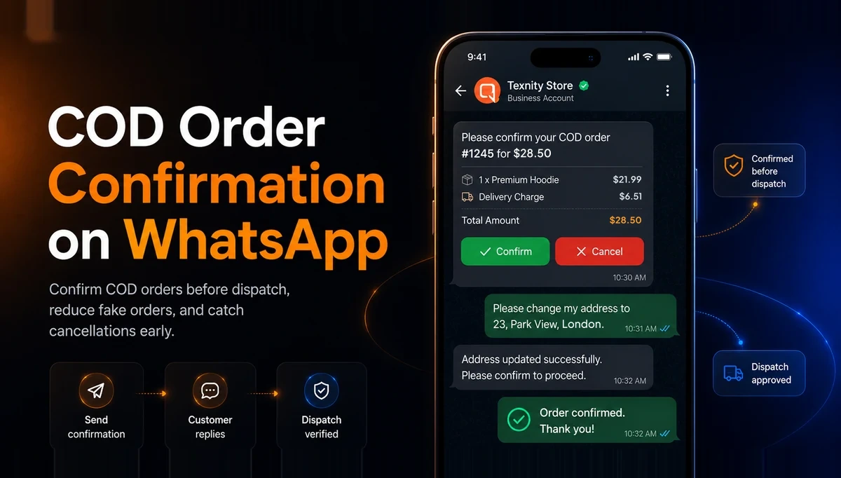 Cash on Delivery Order Confirmation on WhatsApp: How to Cut Refused Deliveries