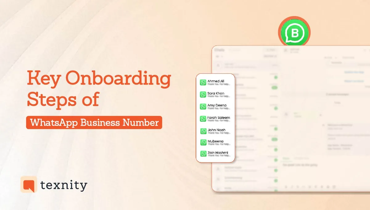 Key Onboarding Steps of WhatsApp Business Number